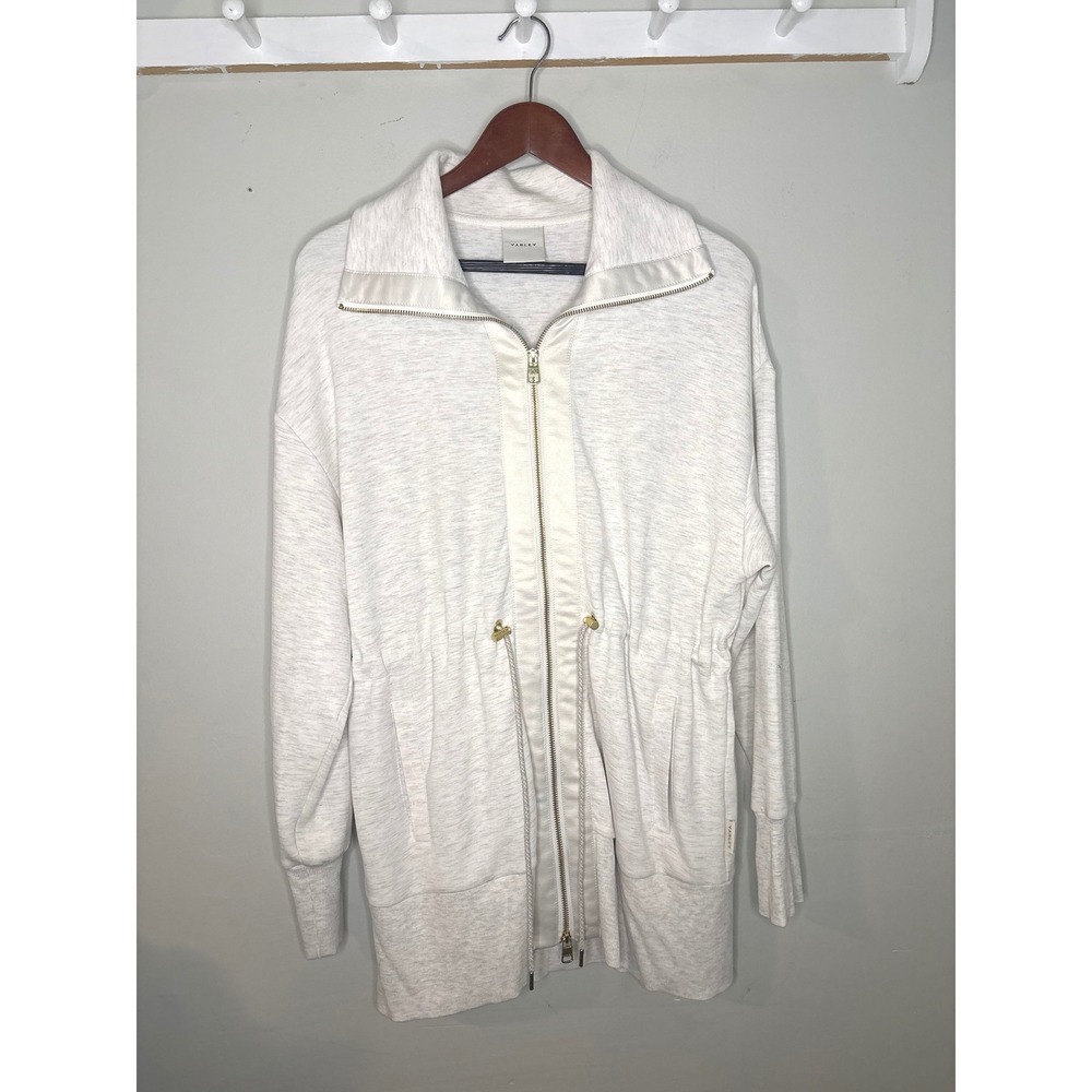 Varley Ridgefield DoubleSoft Zip Jacket Oatmeal Heather Size Medium